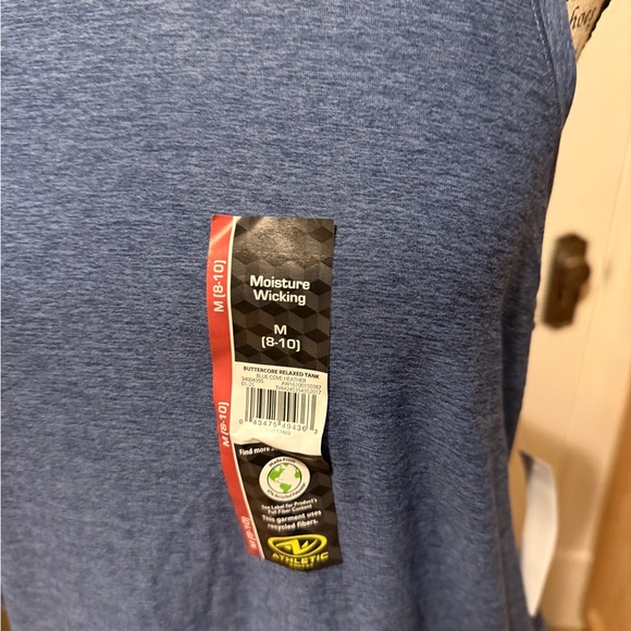 Athletic Works Women's Blue Tank Top Size Medium - Picture 2 of 4